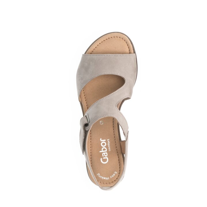 Riemchensandale grau #5