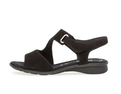 Riemchensandale schwarz