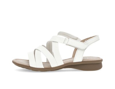Sandalo con cinturino bianco