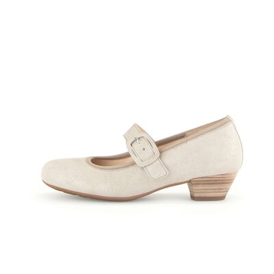 Spangenpumps beige