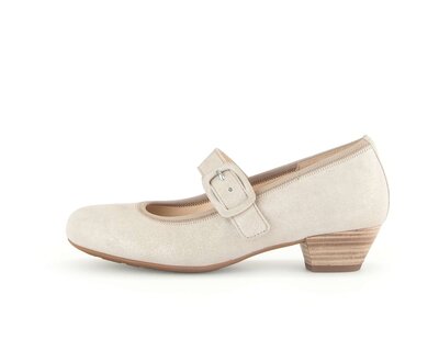 Spangenpumps beige