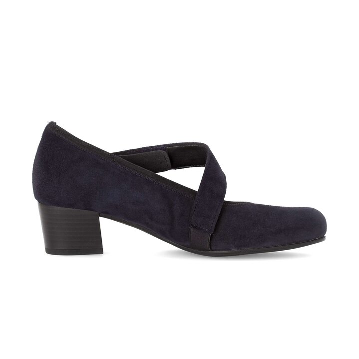 Spangenpumps blau #1