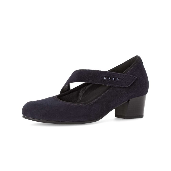 Spangenpumps blau #2