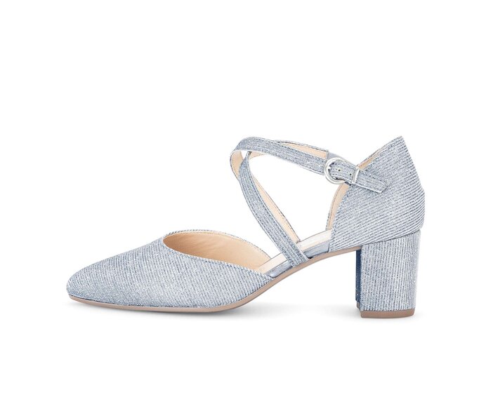 Spangenpumps blau #0