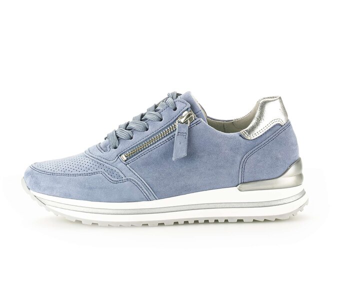 Lage sneaker blauw #0