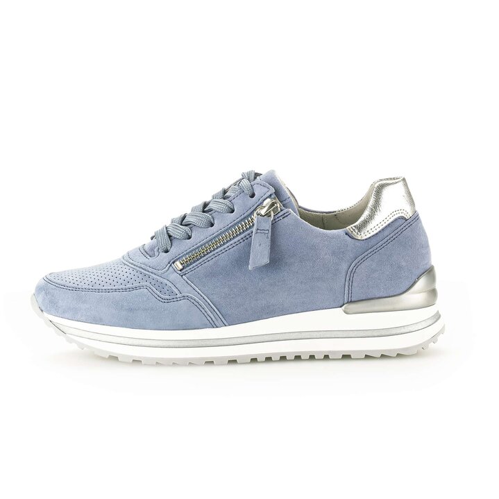 Lage sneaker blauw #0