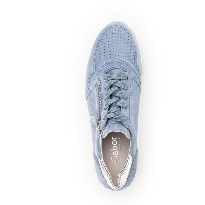 Lage sneaker blauw #5
