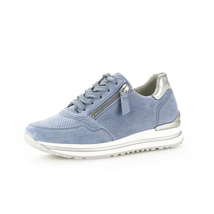 Lage sneaker blauw #2