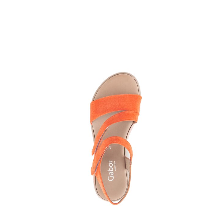 Riemchensandale orange #5