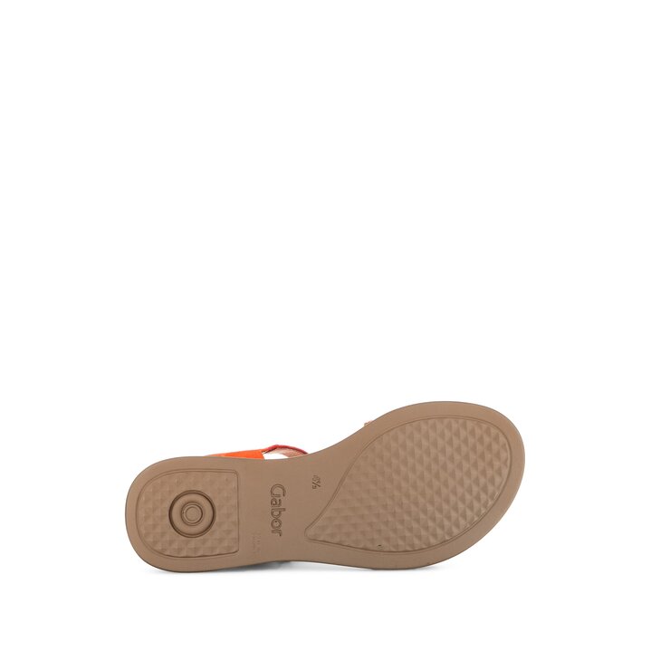 Riemchensandale orange #4