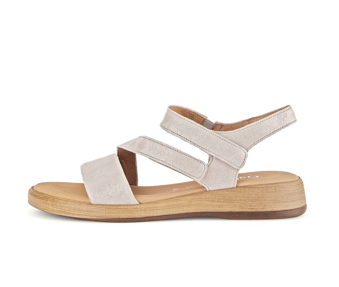 Riemchensandale beige #0