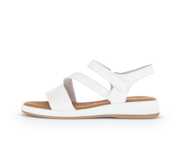 Sandal met riempjes wit #0