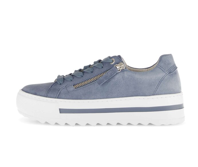 Lage sneaker blauw #0