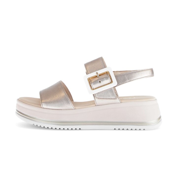 Platåsandaler guld #0