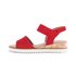 Riemchensandale rot