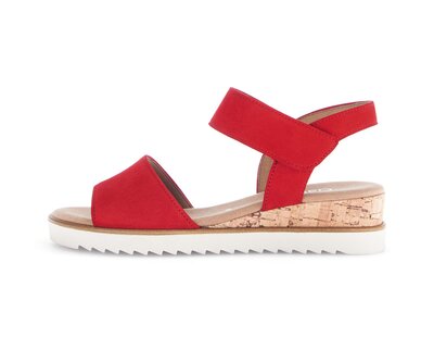 Riemchensandale rot