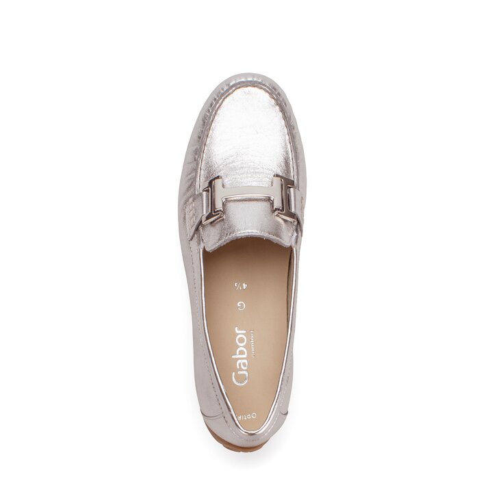 Mokassin silber #5
