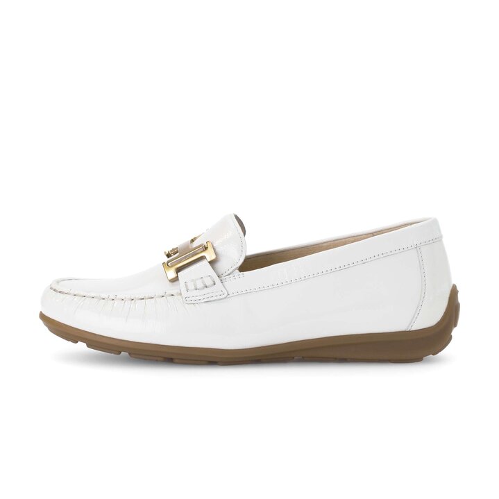 Mocassin blanc #0