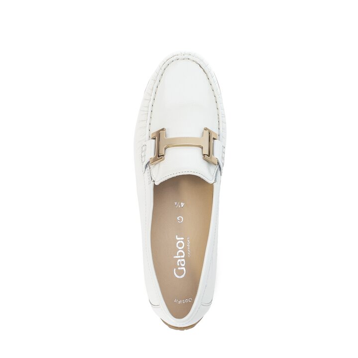 Mocassin blanc #5