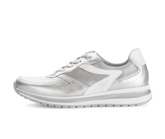 Lage sneaker zilver #0