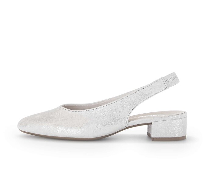 Sling-back zilver #0