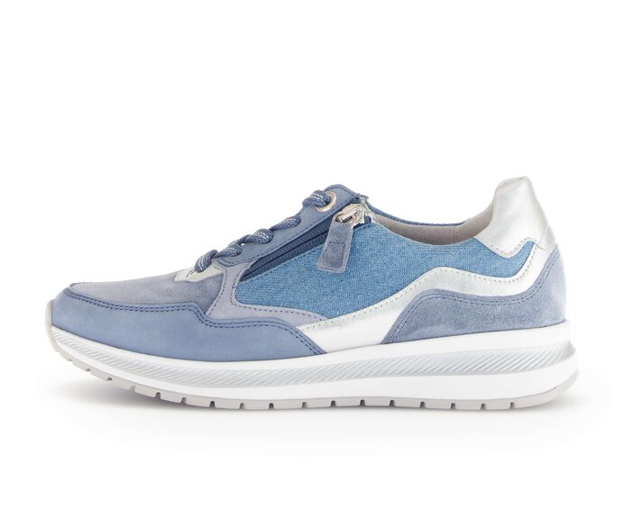 Lage sneaker blauw #0