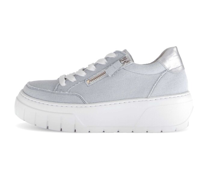 Lage sneaker blauw #0