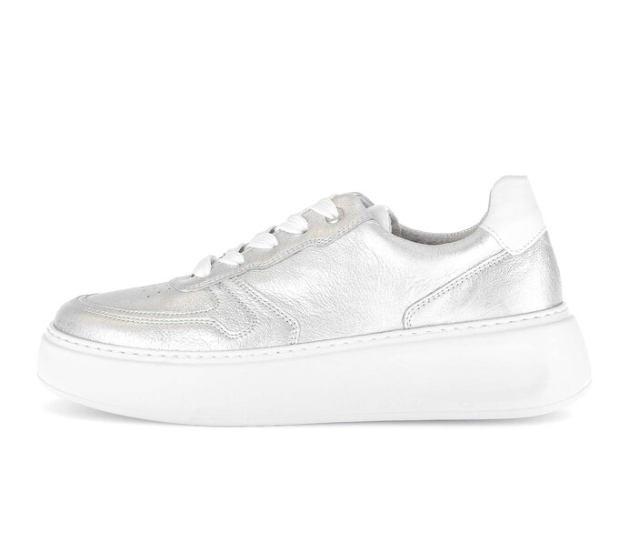 Lage sneaker zilver #0
