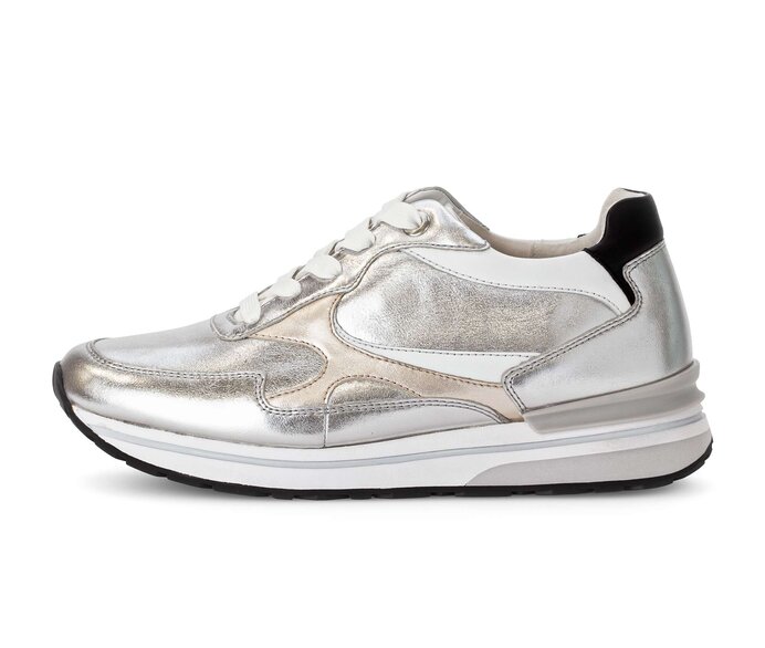 Lage sneaker zilver #0