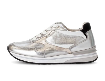 Sneakers basse argento