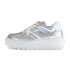 Sneaker low silber