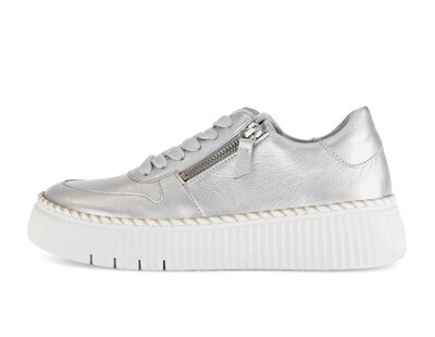 Sneakers basse argento