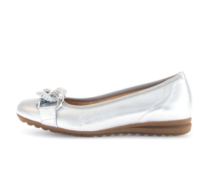 Sportieve ballerina zilver #0