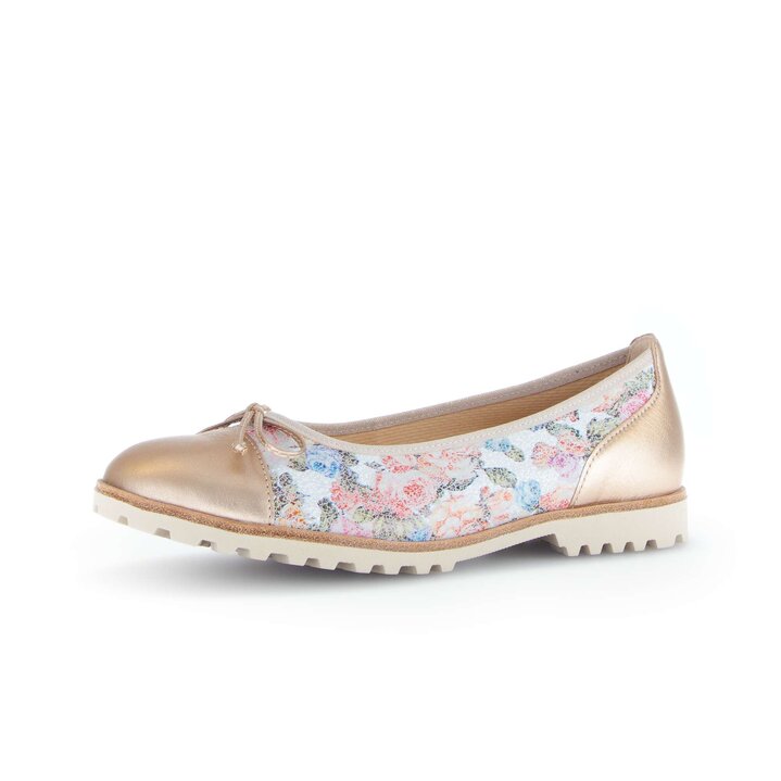 Sportliche Ballerina gold #2