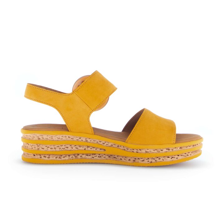 Plateau Sandale gelb #1