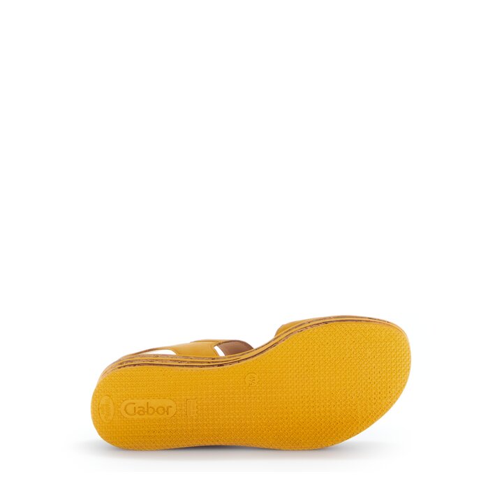 Plateau Sandale gelb #4