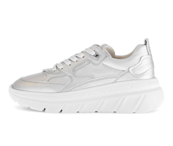 Lage sneaker zilver #0
