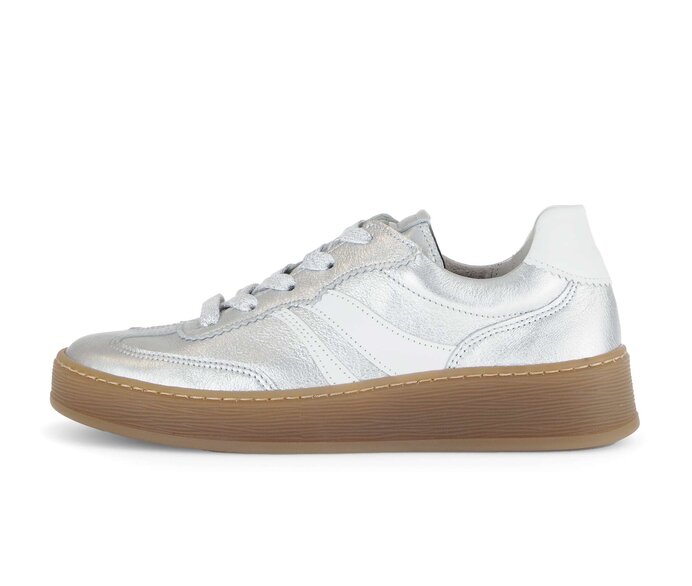 Lage sneaker zilver #0