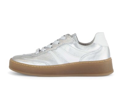 Sneakers basse argento