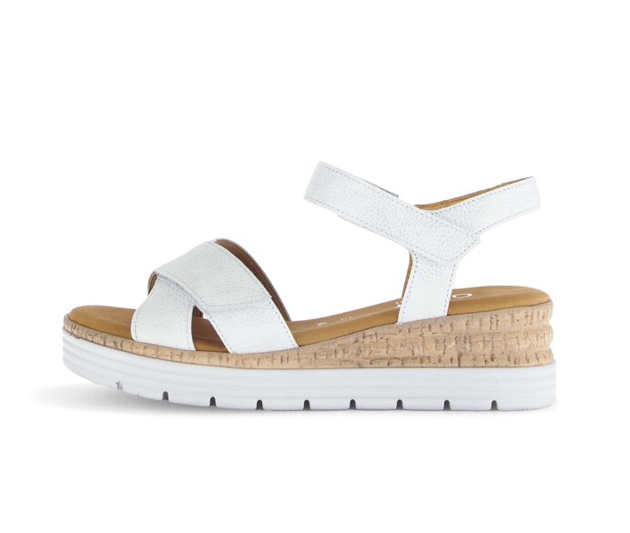 Sandal met riempjes wit #0