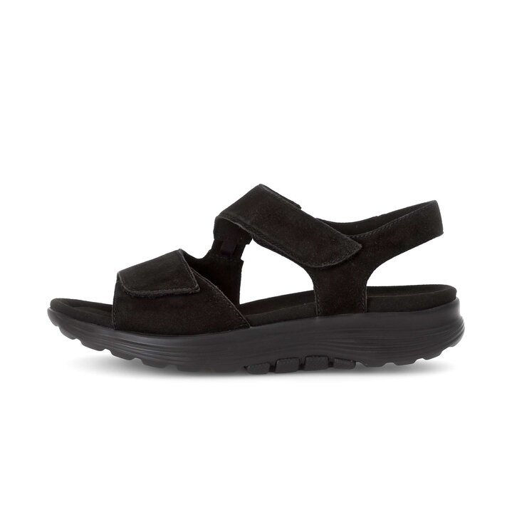 Trekkingsandale schwarz #0