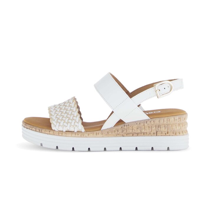 Riemchensandale weiß #0