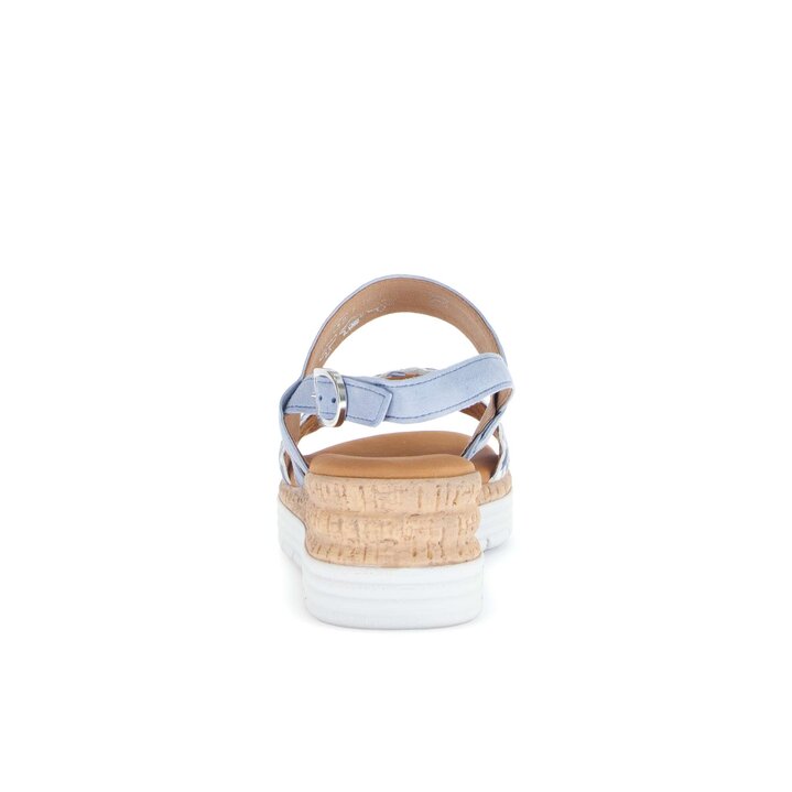 Sandalo con cinturino blu #3