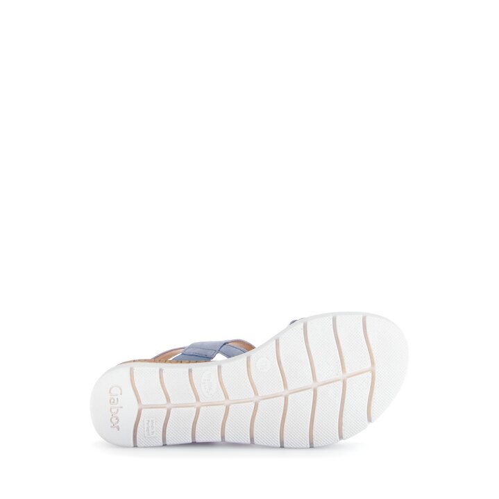 Sandalo con cinturino blu #4