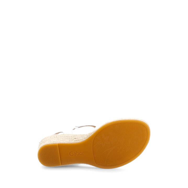 Keilsandalette weiß #4