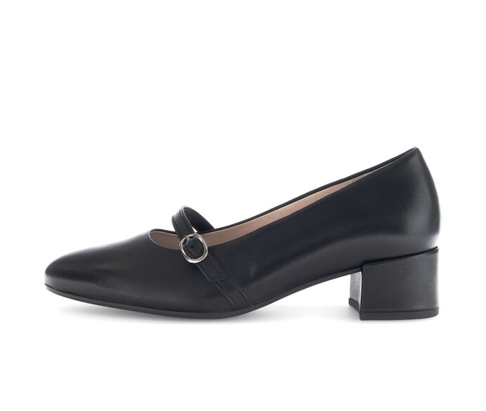 Spangenpumps schwarz #0