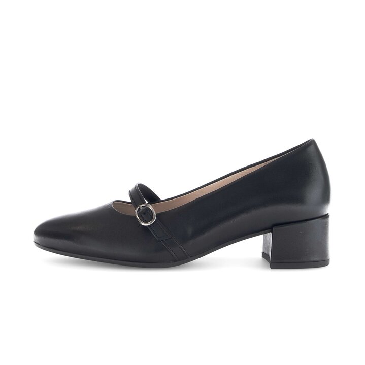 Spangenpumps schwarz #0