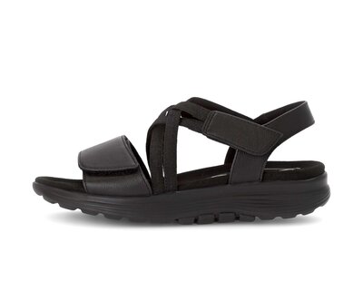 Sandalo con cinturino nero