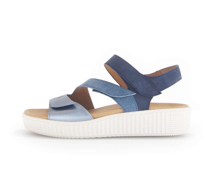 Plateau Sandale blau #0