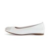 Eleganter Ballerina weiß